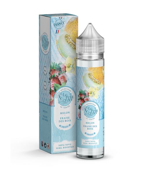 Eliquide Melon - Fraise des bois Frais 50 ml Le petit verger