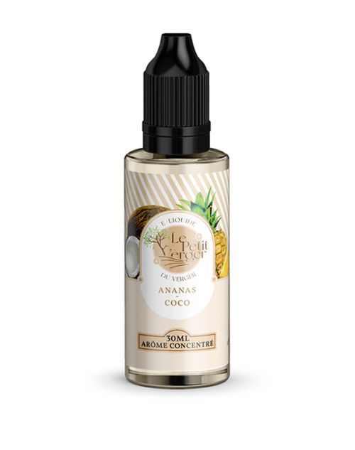 Eliquide Concentré Ananas Coco 30 ml Le petit verger